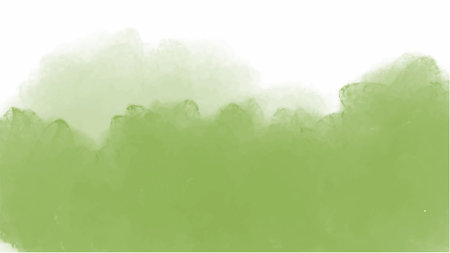 Green watercolor background for your design, watercolor background concept, vector.のイラスト素材