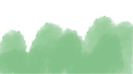 Green watercolor background for your design, watercolor background concept, vector.のイラスト素材
