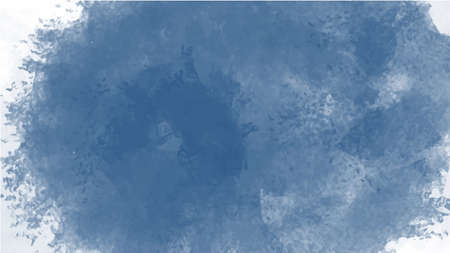 Blue watercolor background for your design, watercolor background concept, vector.のイラスト素材