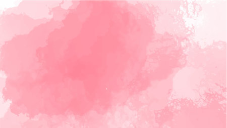 Pink watercolor background for your design, watercolor background concept, vector.のイラスト素材