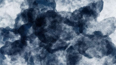 Blue watercolor background for your design, watercolor background concept, vector.のイラスト素材