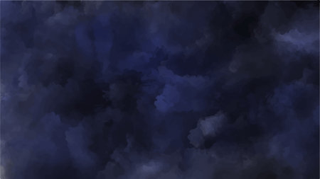 Blue watercolor background for your design, watercolor background concept, vector.のイラスト素材