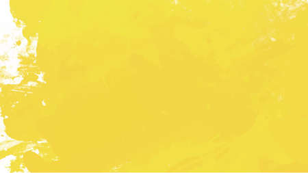 Yellow watercolor background for your design, watercolor background concept, vector.のイラスト素材