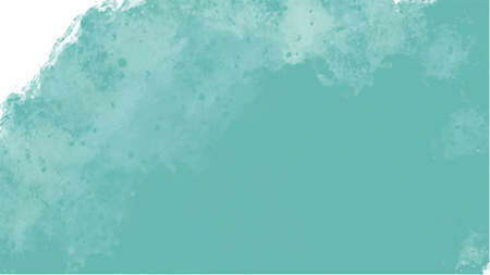Green watercolor background for your design, watercolor background concept, vector.のイラスト素材