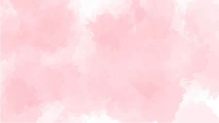 Pink watercolor background for your design, watercolor background concept, vector.のイラスト素材