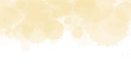 Orange watercolor background for your design, watercolor background concept, vector.のイラスト素材