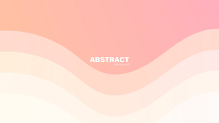 Abstract pink fluid shape modern background with copy space, vector.のイラスト素材