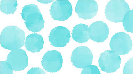 Blue watercolor background for your design, watercolor background concept, vector.のイラスト素材