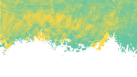 Green watercolor background for your design, watercolor background concept, vector.のイラスト素材