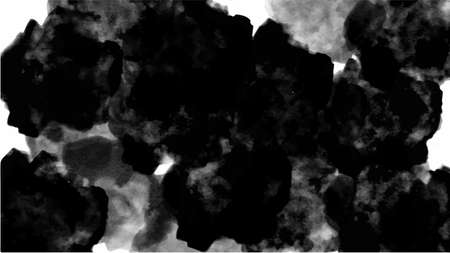 Black watercolor background for your design, watercolor background concept, vector.のイラスト素材