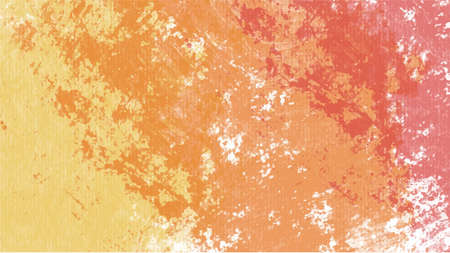 Orange watercolor background for your design, watercolor background concept, vector.のイラスト素材
