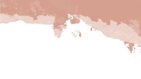 Brown watercolor background for your design, watercolor background concept, vector.のイラスト素材