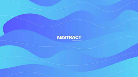 Abstract blue background and curve shape, background with copy space for design, vector.のイラスト素材