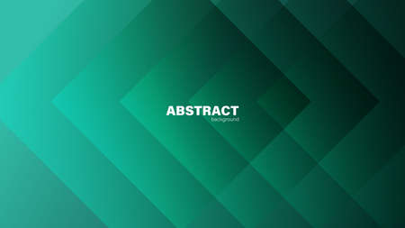Abstract green fluid shape modern background with copy space, vector.のイラスト素材