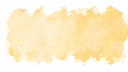 Yellow watercolor background for your design, watercolor background concept, vector.のイラスト素材