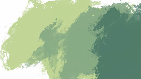 Green watercolor background for your design, watercolor background concept, vector.のイラスト素材