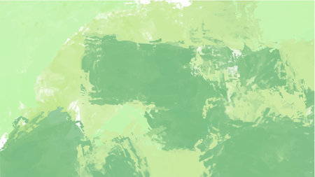 Green watercolor background for your design, watercolor background concept, vector.のイラスト素材
