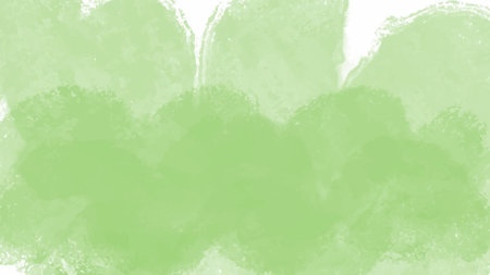 Green watercolor background for your design, watercolor background concept, vector.のイラスト素材