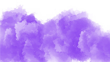 Purple watercolor background for your design, watercolor background concept, vector.のイラスト素材