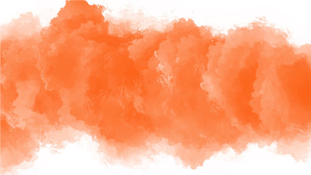Orange watercolor background for textures backgrounds and web banners design, watercolor background concept, vector.のイラスト素材