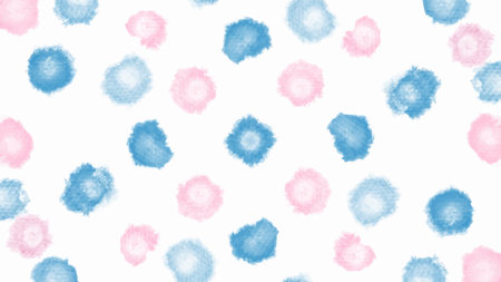Blue and pink blots watercolor background for textures backgrounds and web banners design. flower background concept. vector.のイラスト素材