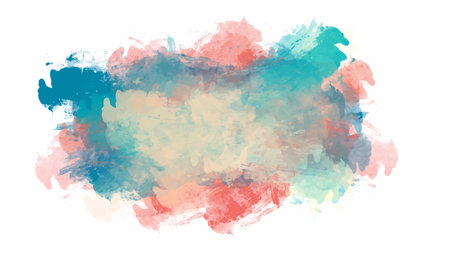 soft Colorful watercolor background for your design, watercolor background concept, vector.のイラスト素材