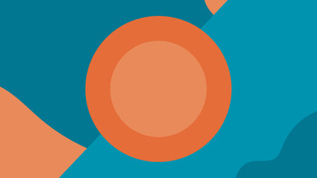 Colorful abstract background with dyanmic shadow on background. Summer background concept with copy space. Vector background. EPS 10のイラスト素材