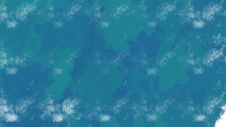 Blue watercolor background for your design, watercolor background concept, vector.のイラスト素材