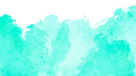 Blue watercolor background for your design, watercolor background concept, vector.のイラスト素材