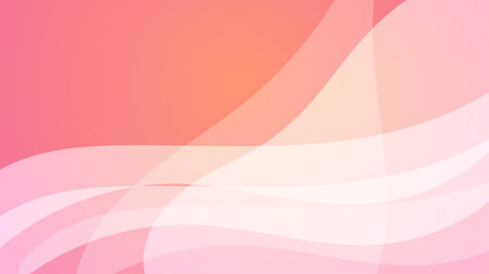 Abstract pink fluid shape modern background with copy space, vector.のイラスト素材