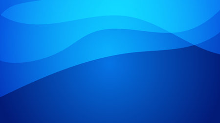 Abstract blue background and curve shape, background with copy space for design, vector.のイラスト素材