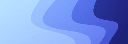 Abstract blue background and curve shape, background with copy space for design, vector.のイラスト素材