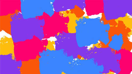 Colorful vector watercolor backgrounds for poster, brochure or flyer, Bundle of watercolor posters, flyers or cards. Banner template.のイラスト素材