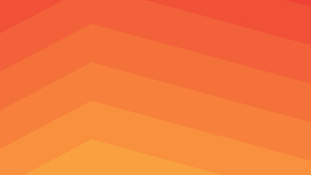 Minimal geometric background. Orange elements with fluid gradient. Dynamic shapes composition.のイラスト素材