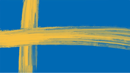 Sweden flag. watercolor concept. illustration vector.のイラスト素材