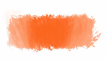 Orange watercolor background for your design, watercolor background concept, vector.のイラスト素材