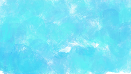 Blue watercolor background for your design, watercolor background concept, vector.のイラスト素材
