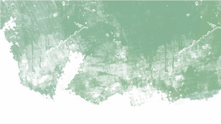 Green watercolor background for your design, watercolor background concept, vector.のイラスト素材