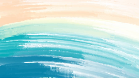 Colorful vector watercolor backgrounds for poster, brochure or flyer, Bundle of watercolor posters, flyers or cards. Banner template.のイラスト素材