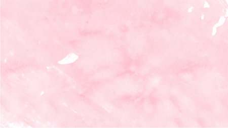 Pink watercolor background for your design, watercolor background concept, vector.のイラスト素材