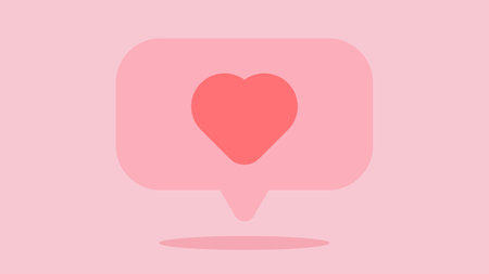 Notification Like icon. Social network app icon. Vector illustrationのイラスト素材