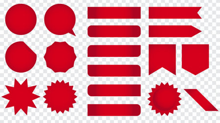 Set of labels and tags. illustration vector.のイラスト素材