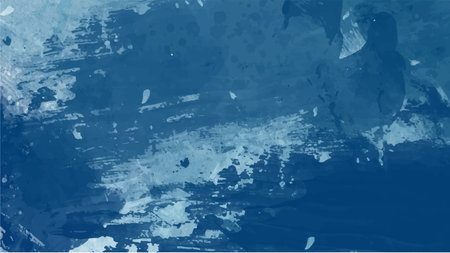 Blue watercolor background for your design, watercolor background concept, vector.のイラスト素材