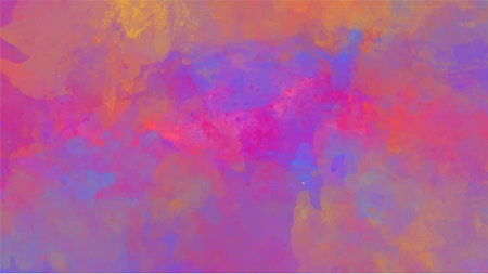 Colorful vector watercolor backgrounds for poster, brochure or flyer, Bundle of watercolor posters, flyers or cards. Banner template.のイラスト素材