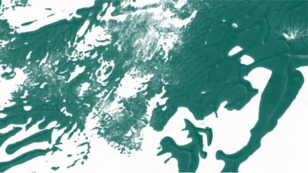 Green watercolor background for your design, watercolor background concept, vector.のイラスト素材