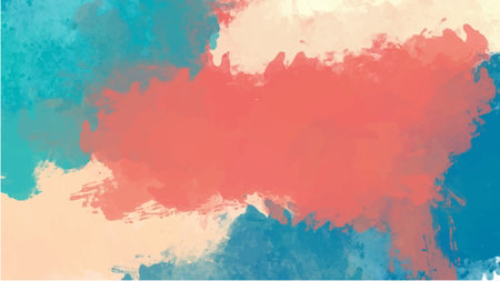 Colorful vector watercolor backgrounds for poster, brochure or flyer, Bundle of watercolor posters, flyers or cards. Banner template.のイラスト素材