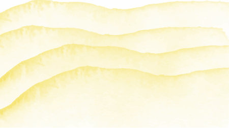 Abstract yellow watercolor background for your design, watercolor background concept, vector.のイラスト素材