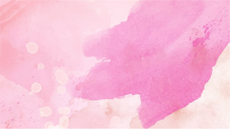 Abstract pink watercolor background for your design, watercolor background concept, vector.のイラスト素材