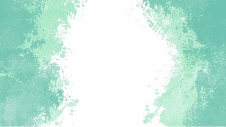 Abstract green watercolor background for your design, watercolor background concept, vector.のイラスト素材