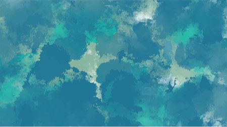 Abstract blue watercolor background for your design, watercolor background concept, vector.のイラスト素材